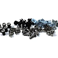 Speedy Fasteners - Juego de tornillos de acero inoxidable- para carenado y pantalla de Suzuki GSX-R600- K4- K5 (2004…
